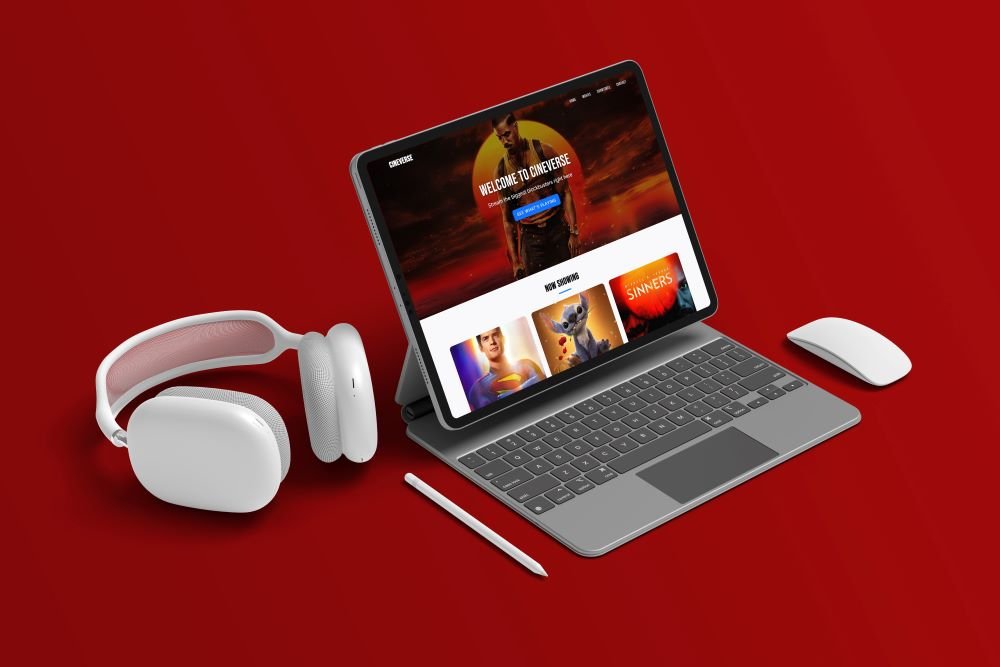 CineVerse cinema concept website